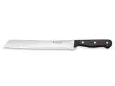 Wüsthof front view of 9-inch bread knife showing blade and handle for precise slicing