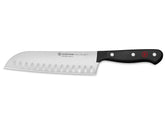 Wüsthof Santoku full knife front view showing balanced profile and versatility