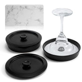 WYMOON front view of ceramic rimmer set showing elegant finish and easy use