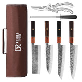 XCHIEF PRO front packaging showing full knife set and accessories for organized transport