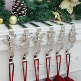 XENTUMI front view showing hooks holding stockings, adds festive charm