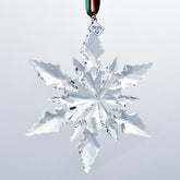 XIANGBAN crystal snowflake front view showing clear facets and sparkle benefit