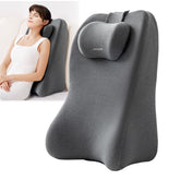 xiaomubiao front view of wedge pillow showing shape and support benefit