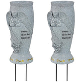 XONOR angel vase front view showing elegant memorial display benefit