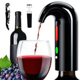 XQCK electric aerator front view showing sleek design and easy grip benefit