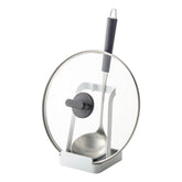YAMAZAKI front view of tower ladle holder showing compact footprint and modern design