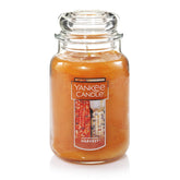 Yankee Candle Harvest front packaging showing jar and label for inviting autumn scent