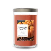 Yankee Candle Spiced Pumpkin front packaging showing jar and label for seasonal scent