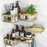 YASONIC front view showing installed corner caddy and tidy bottles for better organization