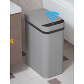 Yatmung front view showing sleek automatic lid and hygienic benefit