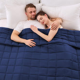yescool front view of king size blanket showing full coverage and neat edges