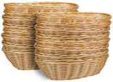 Yesland front view of 16-pack oval baskets showing packaging and count, ideal for bulk storage