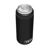 YETI Colster front view showing slim can fit and secure hold