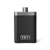 YETI black flask front view showing sleek design and portability benefit