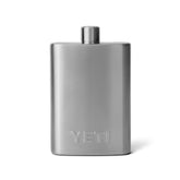 YETI flask front view showing compact design and durable build