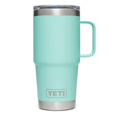 YETI Rambler 20 oz front view in Seafoam showing durable finish and capacity