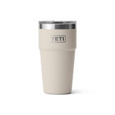 YETI Rambler showing front view in Cape Taupe, durable and stylish