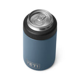 YETI Rambler Colster Nordic Blue front view shows durable insulated can holder benefit