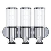 YIAOZ front-mounted dispenser showing neat organized bottles and space saving