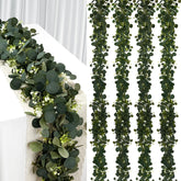YIJXPOIN garland front view showing full 6FT length and four pieces benefit easy coverage