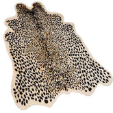 yingda1992 front view of leopard rug showing full pattern and scale for dramatic décor