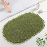 YIRDDEO front view oval mat showing style and soft comfort