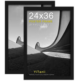 YiTanli front view showing black frame and artwork, professional presentation