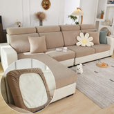 Yoovat front view cushion cover on sofa showing neat fit and immediate style refresh