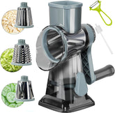 YOUCZON front view showing compact rotary grater and handle for faster prep