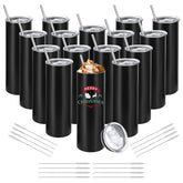 YOUKE OLA front view of 20oz black tumblers highlighting bulk packaging and convenience