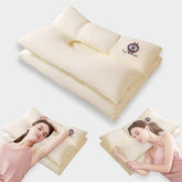 YOUPI front view of pillow showing ergonomic contour and immediate comfort