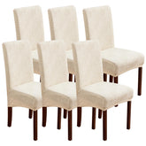 YUEANG front view of six slipcovers in package showing coordinated color options and benefit of instant refresh