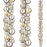 Yuxung front packaging with two champagne gold garlands showing length and style