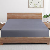 Zaizaihome fitted sheet front view showing queen size and neat finish for easy setup