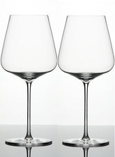 Zalto Bordeaux front view showing elegant profile and balance for refined tasting