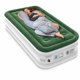 Zearna front view showing full inflated mattress and elevated comfort
