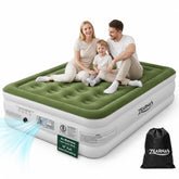 Zearna full size front view showing raised 18 inch bed for comfortable entry