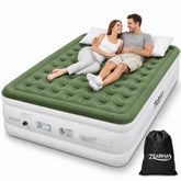 Zearna king size front view showing full bed and neat edges for guest comfort