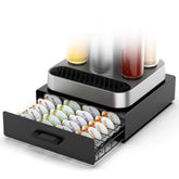 ZECENN front view showing 40 pods and neat organization benefit