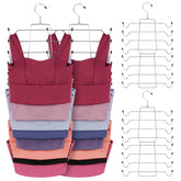 ZEDODIER front view of six-pack hangers showing compact storage benefit