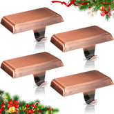 Zhengmy front view of four red-bronze holders showing coordinated display benefit