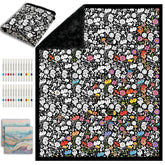 ZHOYIMIMI front packaging showing included 24 markers and blanket benefits