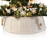 ZICOTO front view tree collar showcasing clean modern finish and concealed base benefit