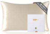 ZIMASILK front view queen silk pillowcase showing smooth finish and luxury benefit