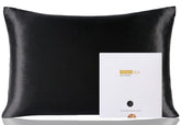 ZIMASILK front view queen silk pillowcase showing smooth surface and elegant drape for comfortable sleep