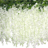 ZINHO front view of wisteria curtain showing full set and packaging benefit