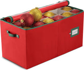 ZOBER front view red box showing secure storage and festive color