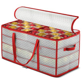 ZOBER front view red organizer showing capacity and compact benefit