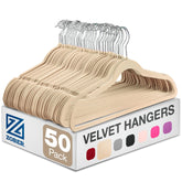 ZOBER front packaging showing 50-pack and organized closet benefit