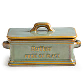 Zoeeker front view of butter dish showing clean silhouette and handy lid